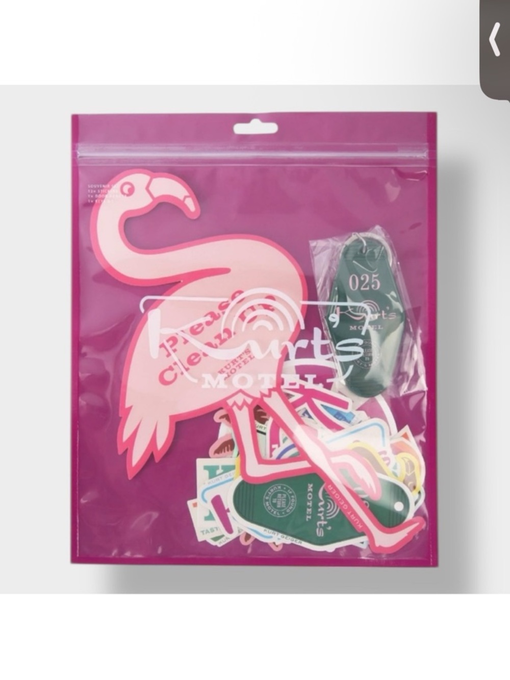 Kurt Geiger Pink Flamingo Party Sticker Pack